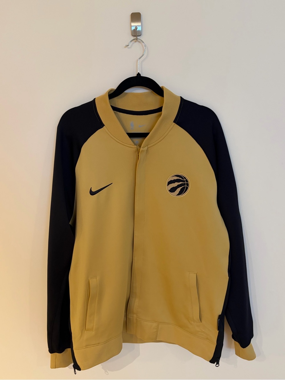 Men's Nike Gold Toronto Raptors 2023/24 City Edition Pre-Game Full-Zip Jacket